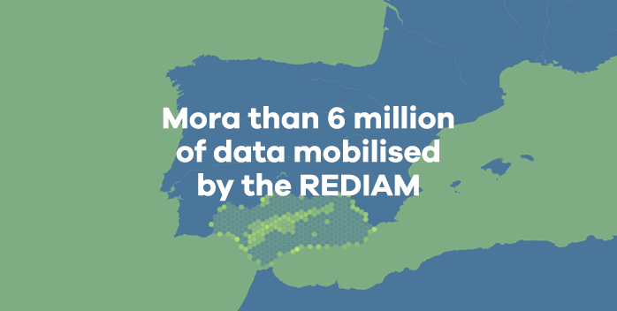The Environmental Information Network of Andalusia (REDIAM) mobilizes more than 6 million records through GBIF
