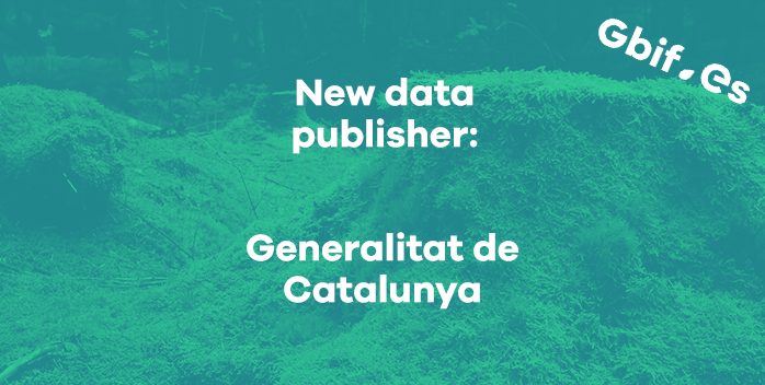 Generalitat de Catalunya, new data publisher through GBIF.ES