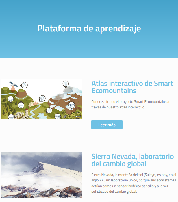 Image of the learning platform