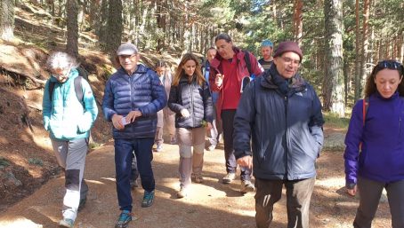 Jornada técnica: La visita culminó en el Puerto de Cotos, un ejemplo casi único en Europa de restauración de hábitat tras el desmantelamiento de la estación de esquí que albergó entre 1969 y 1999