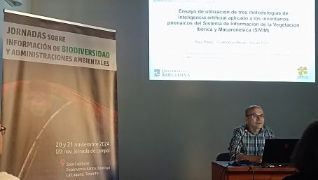 Xavier Font Castell, Universidad de Barcelona: Ensayo de utilización de tres metodologías de inteligencia artificial aplicado a los inventarios pirenaicos del Sistema de Información de la Vegetación Ibérica y Macaronésica (SIVIM)