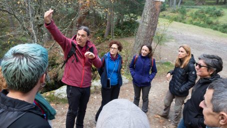 José Luis Izquierdo, técnico del Parque, nos guio por el valle del Lozoya a través de la historia natural y administrativa del PNSG