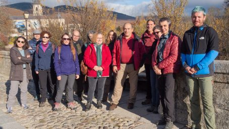 Jornada técnica: Pablo Sanjuanbenito, Co-director Conservador del PNSG, nos recibió en el Puente del Perdón, junto al Centro de Visitantes Valle de El Paular